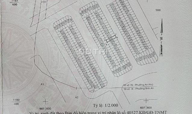 Bán đất An Phú An Khánh khu D đường Số 12 gần chợ nền LK2 5m x 20m = 100 m2 210 triệu/m2