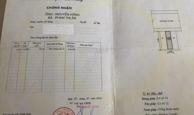 Cần bán lô đất Kinh Dương Vương đối diện trường THPT Thanh Khê, P Hòa Minh, Q Liên Chiểu Đà Nẵng