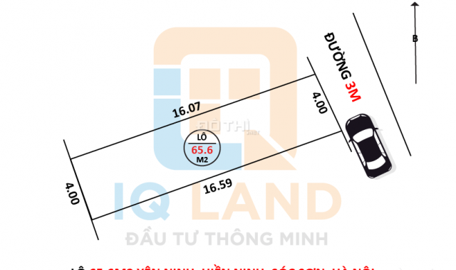 Bán rẻ 65.6m2 Yên Ninh Hiền Ninh đường thông ô tô đỗ giả chỉ hơn 900tr bao sang tên. LH 0976677492