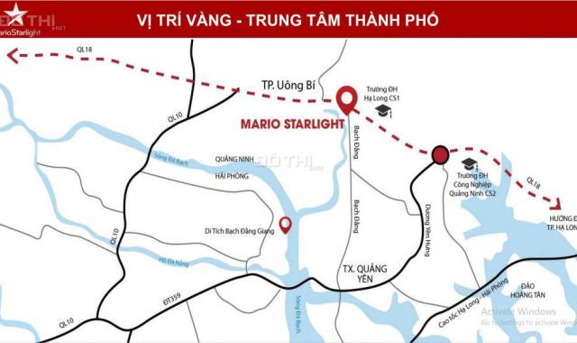 Đầu tư đất trung tâm thành phố Uông Bí giá chỉ ngang đất huyện?