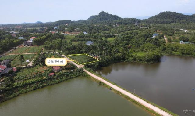 Đất đầu tư phân lô view hồ 2 mặt tiền 30x30m DT 905m2 khu 8 Chu Hoá Việt Trì