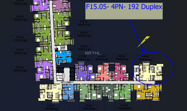 Celadon City bán Duplex Emerald F15.05, căn cuối giá gốc CĐT - Chỉ 7,63 tỷ - Full nội thất