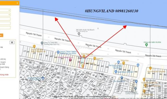 BDS Hùng Vĩ Land NC 250 m2(10x25m) MT biển Nguyễn Tất Thành. Giá 25 tỉ ~ 100 tr/m2 19/07/2022