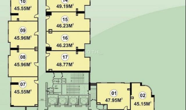 Chính chủ - bán căn hộ CT2C - 48m2 lô góc, giá tốt