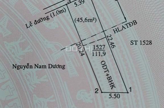 Bán đất đường DX076 Định Hoà gần MPTV DT 5.39*22m, TC 60m2 nở hậu, dân đông tiện ích giá 2.7 tỉ