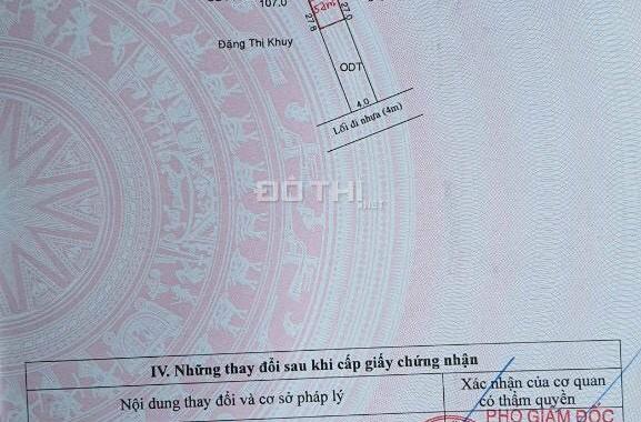 Bán đất tại 1/đường Nguyễn Đức Thuận, Phường Hiệp Thành, Thủ Dầu Một, Bình Dương 107 m2 giá 2.8 tỷ