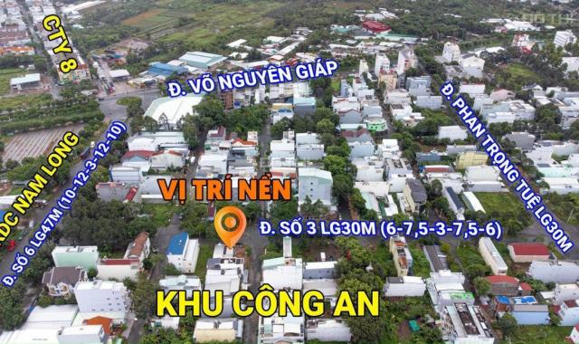 Bán đất nền mặt tiền đường 30m, thuộc đường Số 3, KDC Vạn Phong (khu Công An)
