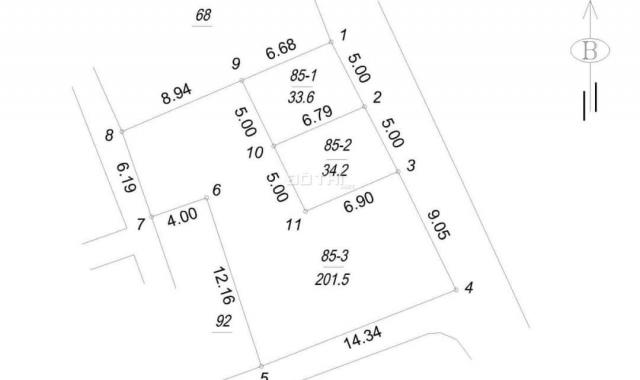 Bán đất ngõ Thanh Bình - Trần Phú - Vũ Trọng Khánh Mỗ Lao Hà Đông Làng Việt Kiều Châu Âu DT 68m2