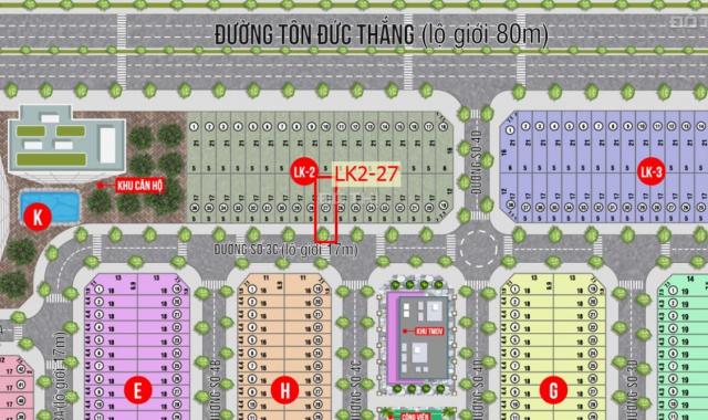 Tiến Land: 0911 60 4994. Chính chủ bán gấp nền LK2 - 27 The Centre House, Nhơn Trạch