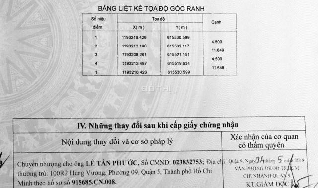 Bán đất tại đường Nguyễn Thị Tư, Phường Phú Hữu, Quận 9, Hồ Chí Minh diện tích 52.4m2 giá 2.89 tỷ