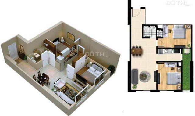 Quá rẻ cho căn hộ 64m2 2 PN full nội thất tòa CT1 ICID Complex, giá chỉ 1,7xx tỷ (thương lượng sâu)