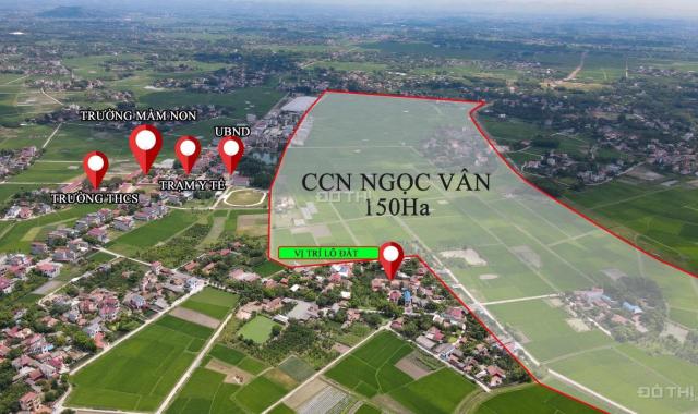 Bán đất khu CN xã Ngọc Vân Tân Yên Bắc Giang 618 m2 giá 1,5 tỷ