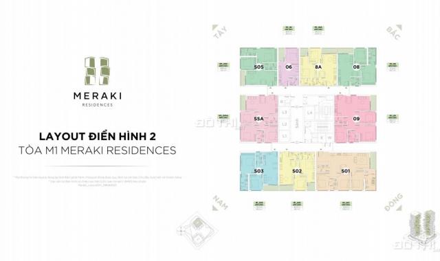 Quỹ căn hộ 2PN 2VS mở bán đợt 1 giá tốt nhất dự án chung cư chăm sóc sức khỏe Meraki Ecopark