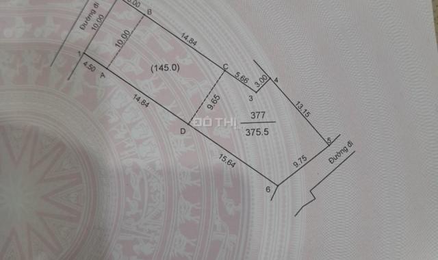 Nhanh tay sở hữu lô đất 2 mặt đường, có thể chia thành 2 lô, DT 375.5m2, mặt tiền 10m