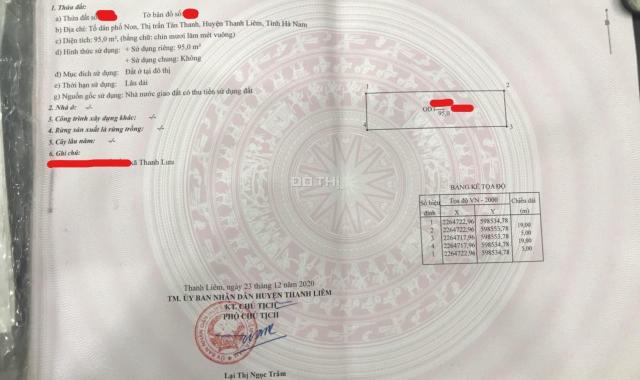 Cần bán đất gấp lấy tiền trả bank - 1,7 tỷ/lô - KĐG TT Tân Thanh Thanh Liêm