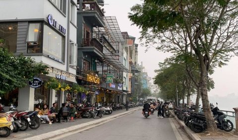 Bán mặt phố Trích Sài - Hồ Tây 140m2 x 7 tầng, vỉa hè kinh doanh sầm uất, giá 80 tỷ