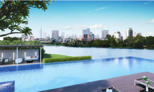 Bán biệt thự bờ sông Thảo Điền, có diện tích 800m2 đất, 3 tầng, 5PN