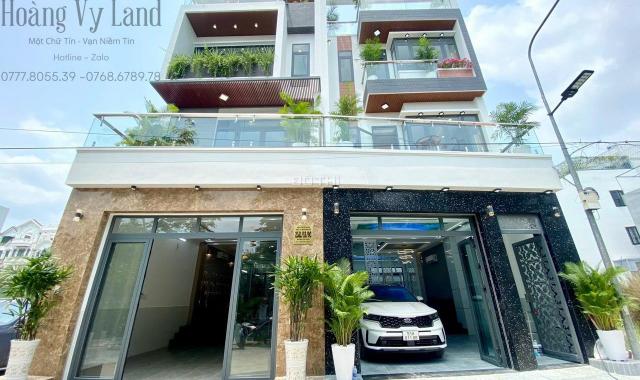 Biệt thự phố mini 1trệt 2 lầu sân thượng - Đường Huỳnh Tấn Phát - DT 5,5x15m - đường 8m - gara ôtô