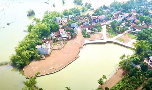 Bán đất view hồ xã Hạ Bằng full thổ cư, cách CNC chỉ 800m, giá 13tr/1m2, cách nhà máy Vin 1km