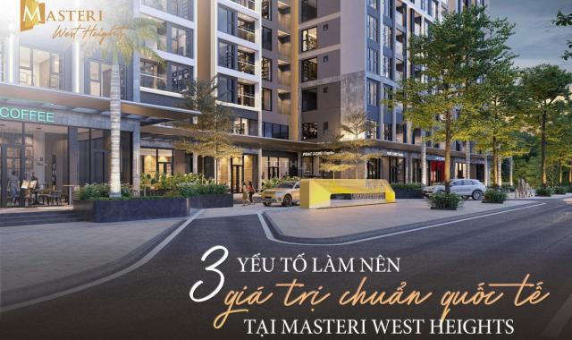 Mở bán toà căn hộ Masteri West Heights đẳng cấp nhất tại Vinhomes Smart City sát CV Central Park