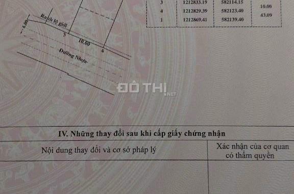 Bán lô đất đường nhựa Số 23 huyện Củ Chi, DT 10x43m, giá 1,6 tỷ SHR