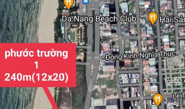 Cần bán lô đất biển 240m2 MT Phước Trường 1, song song Võ Nguyên Giáp, Sơn Trà, Đà Nẵng - 28 tỷ