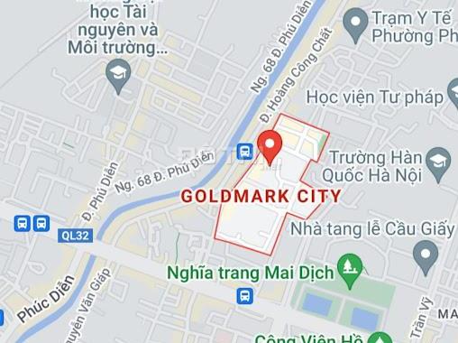 Bán 52.4m2 đất tại Goldmark City phường Phú Diễn Bắc Từ Liêm Hà Nội