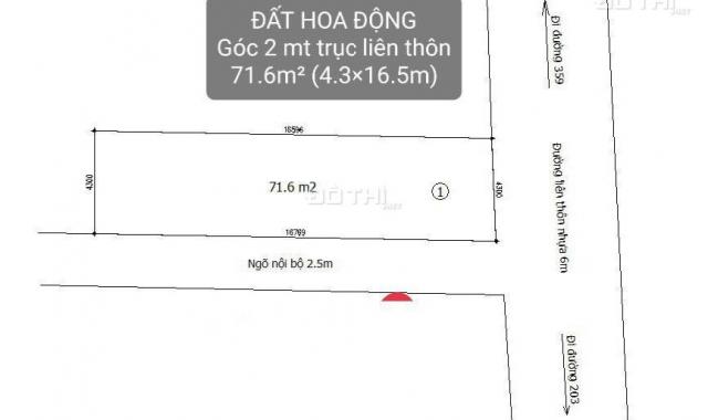Bán đất tại đường liên xã Hoa Động - Thủy Nguyên - HP giá chỉ: 2 tỉ xx tr