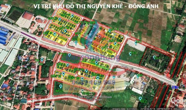 Bán đất biệt thự khu đô thị Nguyên Khê Đông Anh