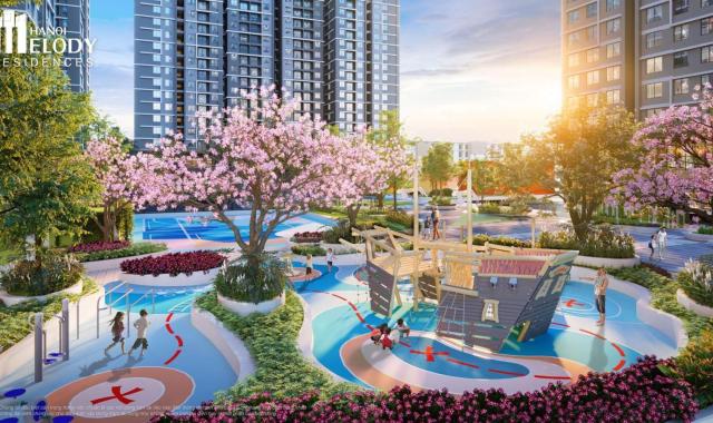 Suất ngoại giao căn hộ Hà Nội Melody Residences, căn 2PN 67.88m2 giá chỉ 2.1 tỷ thanh toán sớm