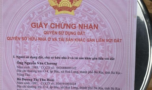 Chính chủ kẹt tiền cần cắt lỗ 200 triệu lô đất đẹp ở Châu Pha, Tx Phú Mỹ