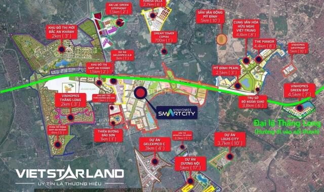 Bán studio từ 1.2 tỷ tại Vinhomes Smart City Đại Mỗ diện tích 30m2 - 0934306262