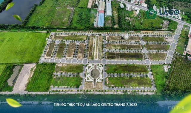 Kẹt tiền vay ngân hàng cần bán gấp lô 80m2 (5x16m) giá 1,35 tỷ KDC Lago Centro mặt tiền Vành Đai 4