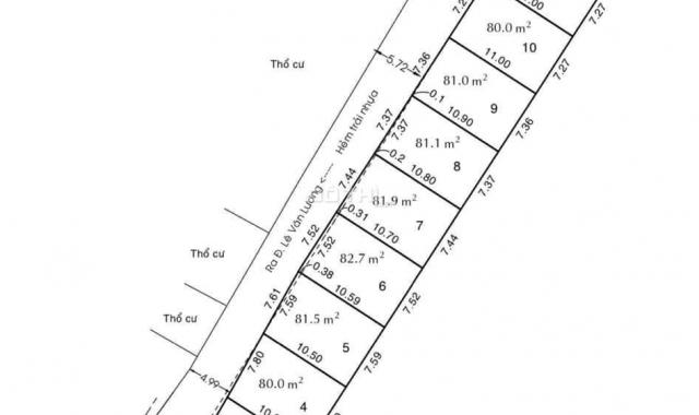 Duy nhất SP cho đầu tư hẻm 8m ngang 7m, CN 80m2, giá 47tr/m2 tại Lê Văn Lương Nhà Bè