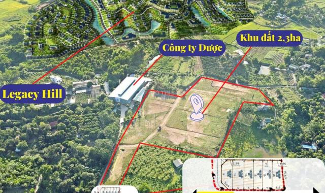 Bán đất giáp KCN Nhuận Trạch, Lương Sơn, Hòa Bình, đối diện Legacy Hill. 800tr