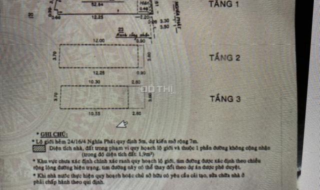 Bán nhanh lô đất kèm bản thiết kế nhà tại Nghĩa Phát, Tân Bình, HCM