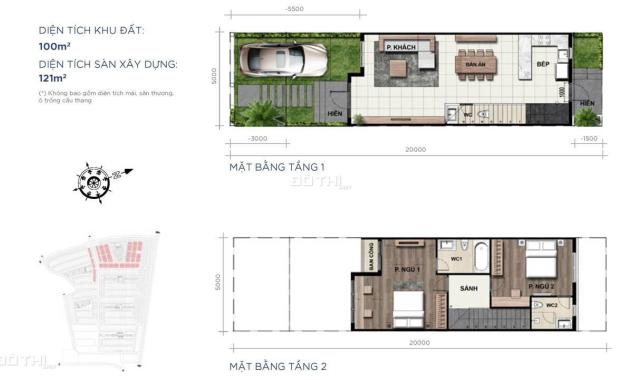 Florida 1 - giá rẻ nhất khu 5 nhà phố 5x20m gần trục đường lớn 20m nhiều tiện ích chỉ 3,75 tỷ