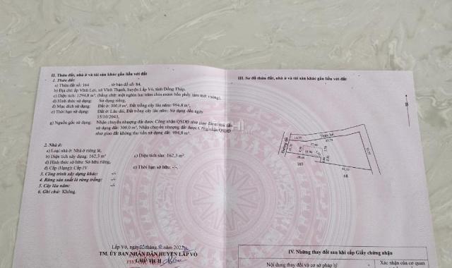 Chính chủ bán đất tặng nhà MT ngay gần QL80 - Lấp Vò