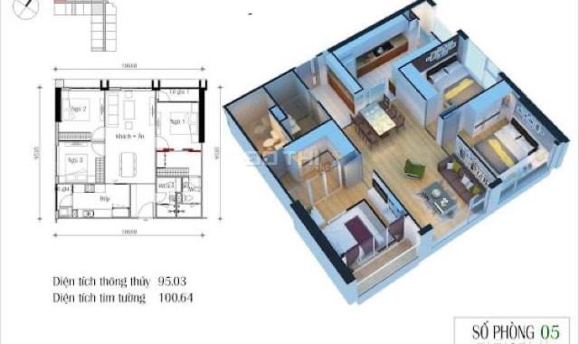 Bán căn hộ chung cư tại dự án Eco Green City, Thanh Trì, Hà Nội diện tích 95m2 giá 4 tỷ