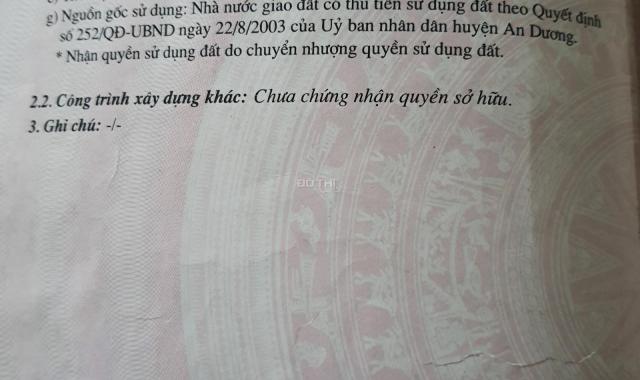 Chính chủ cần tiền bán gấp lô đất đẹp, thôn Vĩnh Khê, Huyện An Dương, Hải Phòng