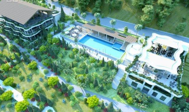 CC bán căn BT Ivory Lương Sơn, HB 400m2 view hồ, tựa núi, full nội thất, sổ đỏ, TT 5.x tỷ