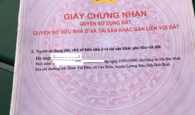 Cần tiền bán gấp 3,5ha đất mặt đường Lương Sơn - Hòa Bình, ô tô đỗ cửa, giá 4 tỷ, sổ đỏ chính chủ