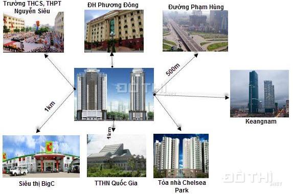 Bán căn hộ chung cư Thăng Long Tower, Mạc Thái Tổ, Cầu Giấy. 2 phòng ngủ, DT 70m2, giá 2.58 tỷ