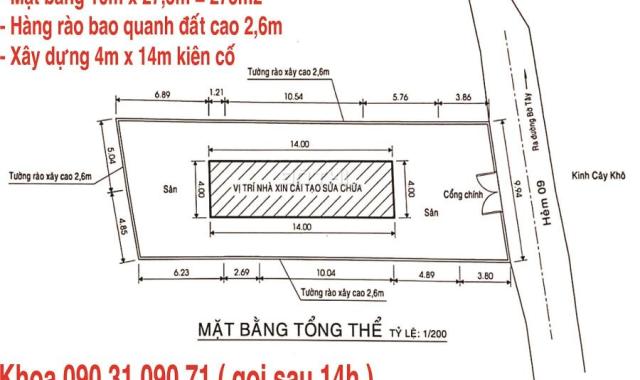 Bán đất gấp Phước Lộc - Nhà Bè (275m2) Phạm Hùng nd. Hỗ trợ trả chậm 2 năm