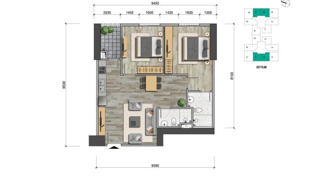 Căn hộ gần hồ gươm, sát phố cổ - chỉ với 1.9 tỷ/căn hộ 77m2 - nhận nhà ở ngay! Chiết khấu 162tr