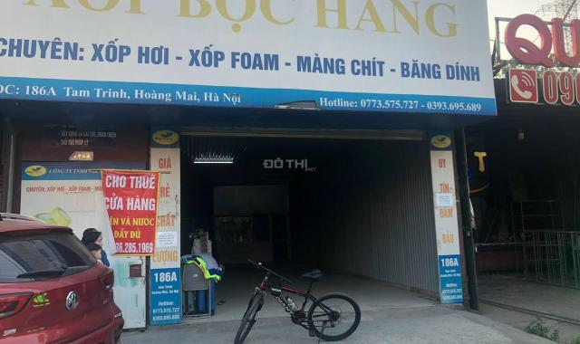 Chính chủ cho thuê gấp mặt bằng kinh doanh. MP 186 phố Tam Trinh - Q. Hoàng Mai 70m2