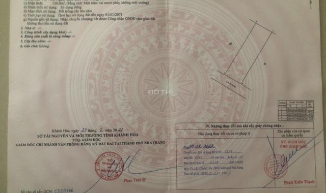 Bán đất Vĩnh Ngọc Nha Trang, cách bờ kè sông 50m LH: 0934797168