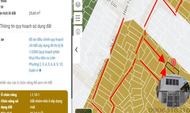 Bán nhà Quận 4, diện tích 26m2, 2.28tỷ(TL), nhà mới vào ở ngay, Tôn Đản, Phường 8