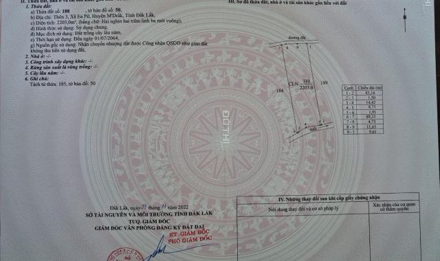 Mở bán 8 lô đất thuộc huyện M'Đrắk, tỉnh Đắk Lắk giá đầu tư chỉ 160tr/lô 2000m2 LH 0906359868