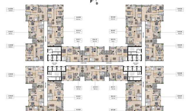 The Zei, chỉ 5.8 tỷ sở hữu căn góc 3PN 106.9m2